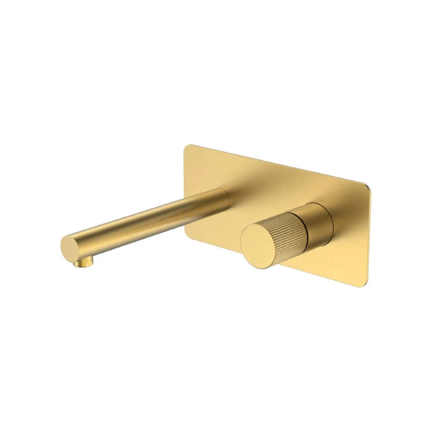 Смеситель встраиваемый Boheme Stick 125-MG.3 202×230×100 мм, цвет золото матовое
