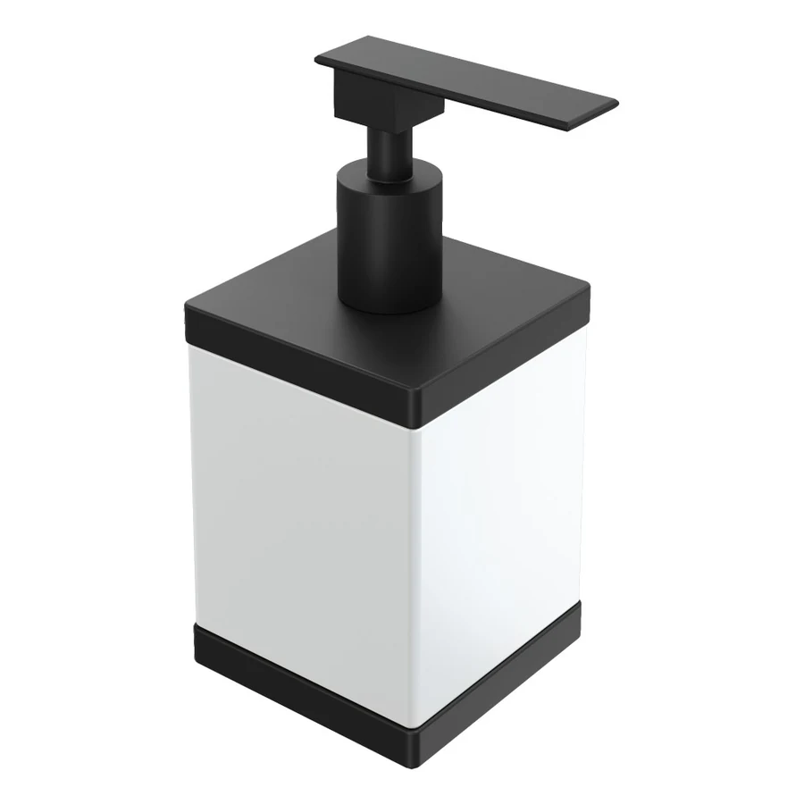 Диспенсер Boheme Qubic 10969-B 171×118×83 мм, цвет черный матовый