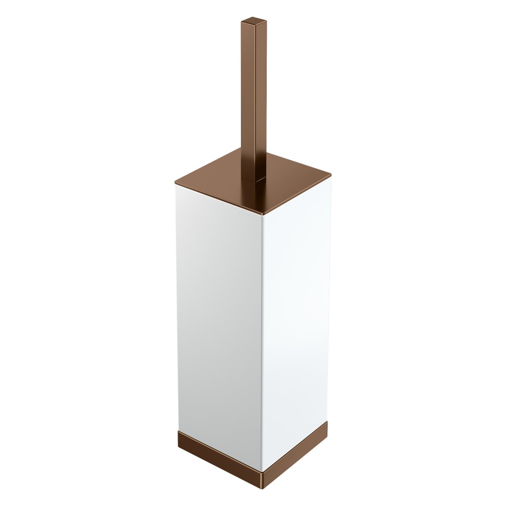 Ёршик для унитаза Boheme Qubic 10949-BRB 8×48×8 см, цвет бронза брашированная — Основное изображение