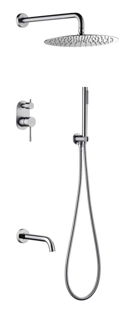 Душевая система встраиваемая Boheme Uno 464-2-INOX 55×30×14 см — Основное изображение