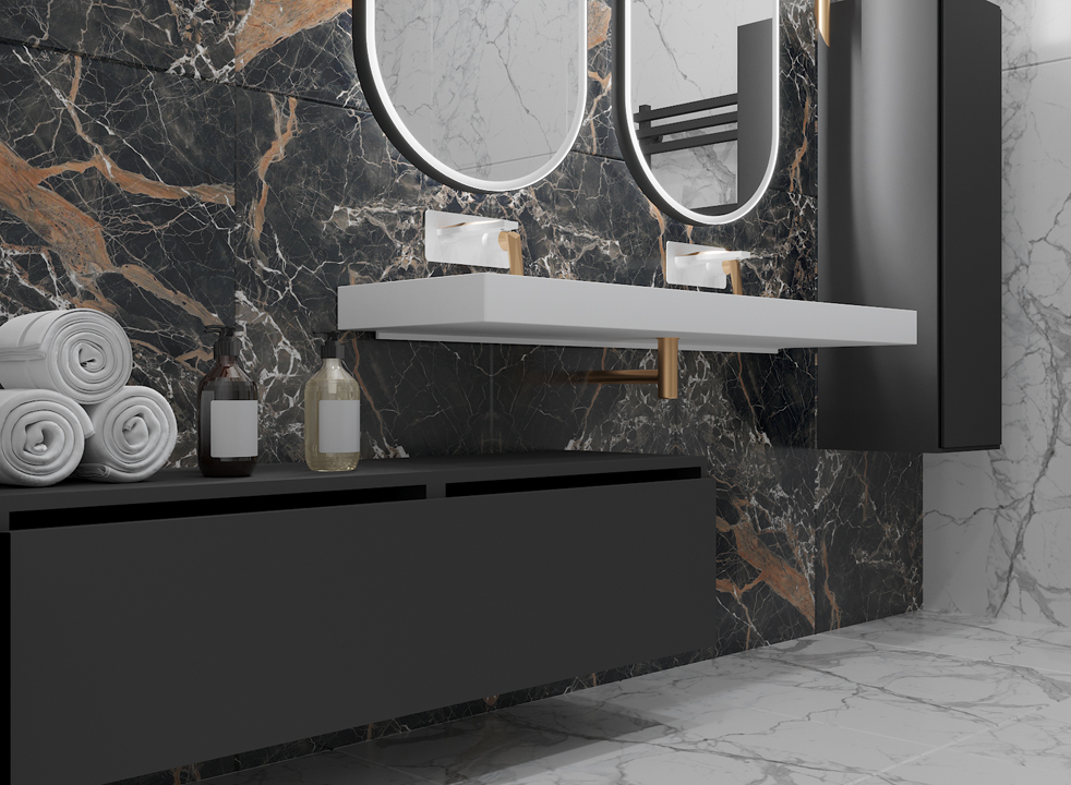 Тумба для ванной Armadi Art Flat 897-060-A GLOSSY 600×460×383 мм — Основное изображение