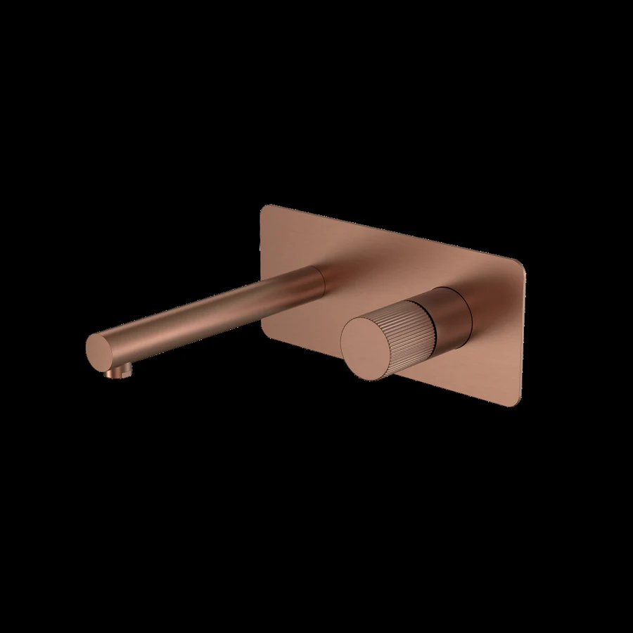 Смеситель встраиваемый Boheme Stick 125-BRB.3 202×230×100 мм, цвет бронза брашированная