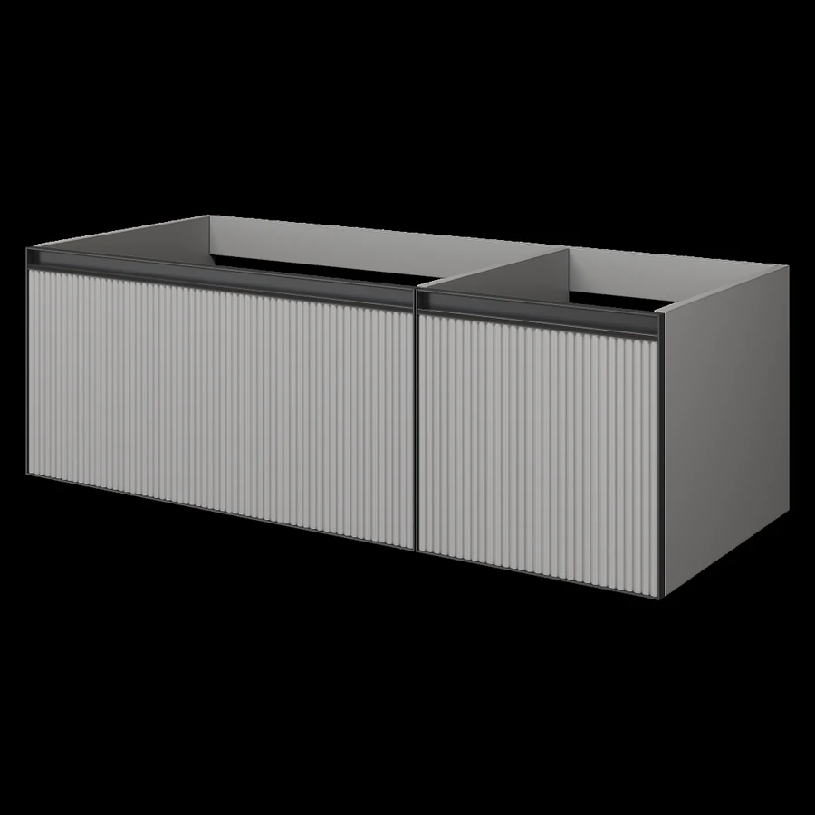 Тумба для ванной Armadi Art Quatro 790-M2-120-L-RIB-A 120×40 см