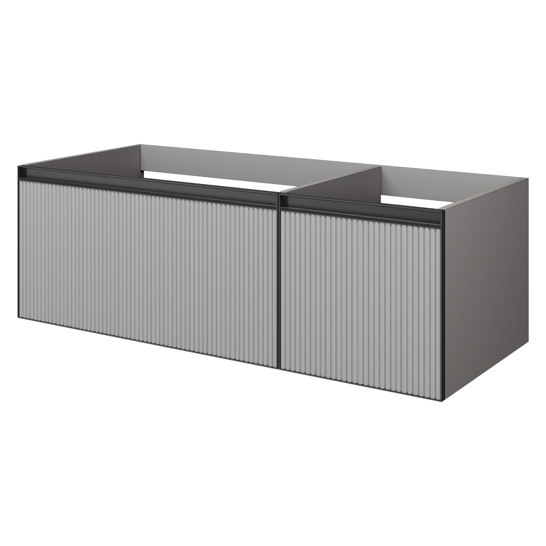 Тумба для ванной Armadi Art Quatro 790-M2-120-L-RIB-A 120×40 см — Основное изображение