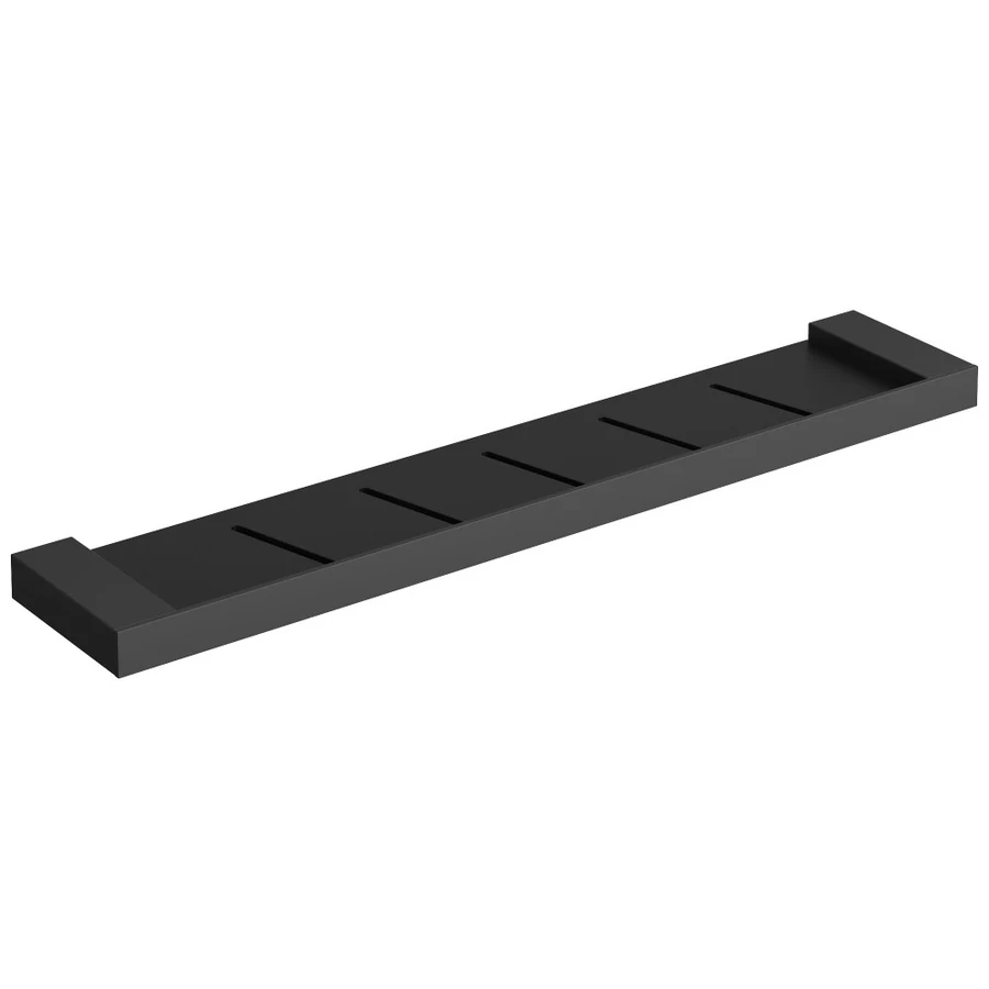 Полка для ванной Boheme Qubic 10736-B, цвет черный матовый
