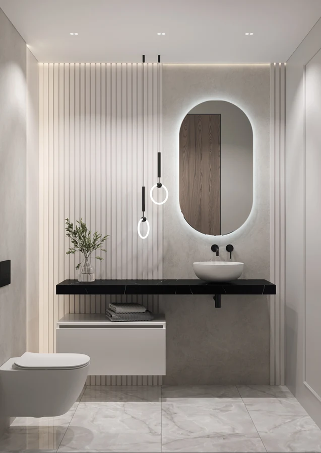 Тумба для ванной Armadi Art Flat 897-080-W 800×383×460 мм, цвет белый глянцевый