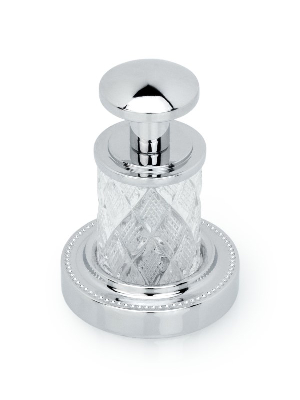 Крючок для ванной Boheme Murano Cristal 10906-CRST-СН 110×175×100 мм, цвет хром — Основное изображение