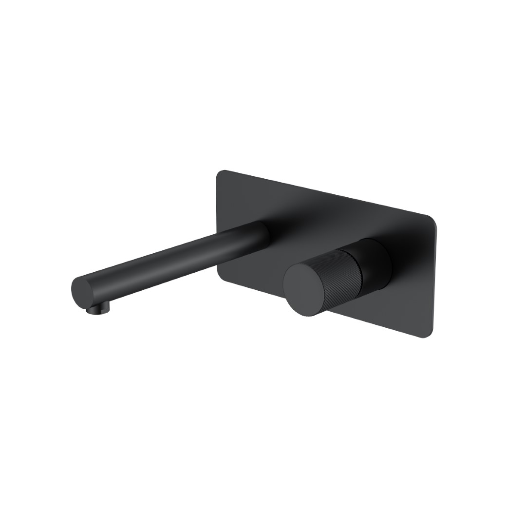 Смеситель встраиваемый Boheme Stick 125-BB.4 202×230×100 мм, цвет черный матовый — Основное изображение