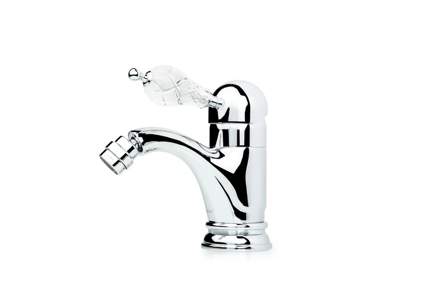 Смеситель для биде Boheme Crystal 266-CRST 156×62×145 мм, цвет хром