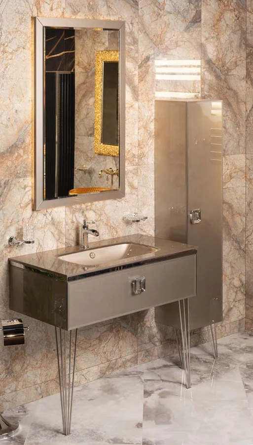 Консоль для раковины Armadi Art Lucido 770-080-D 104×55×30 см