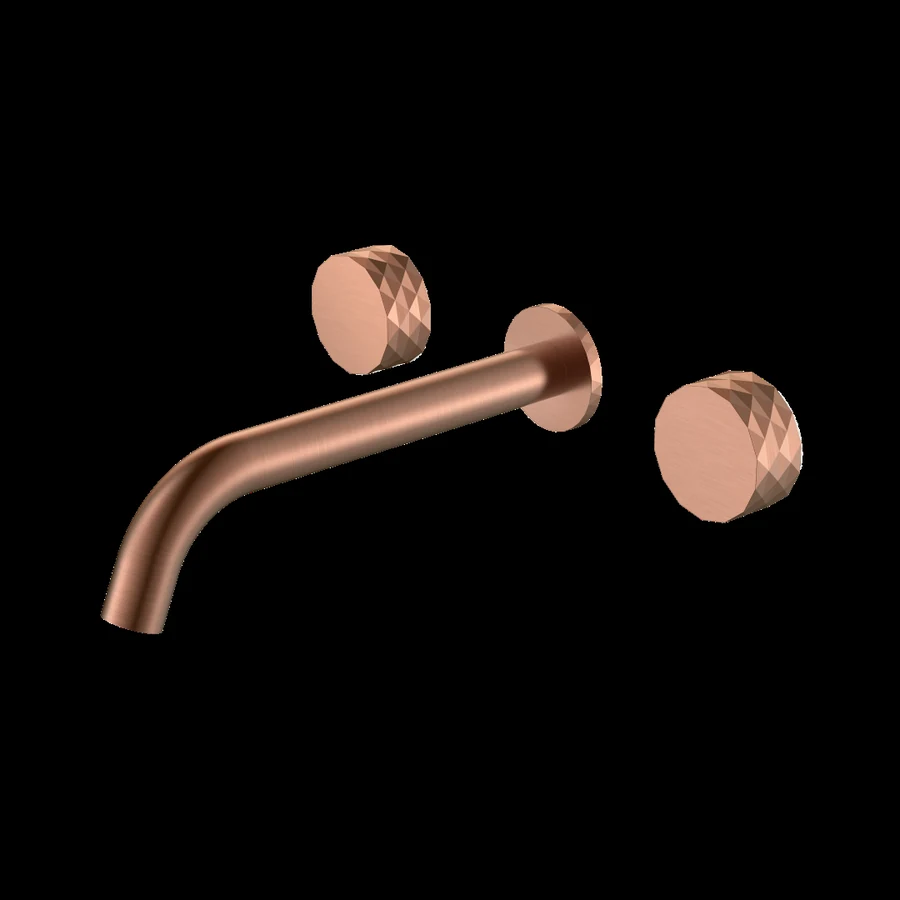 Смеситель встраиваемый Boheme Stick 152-2-CB.1 281×242×78 мм, цвет медь брашированная