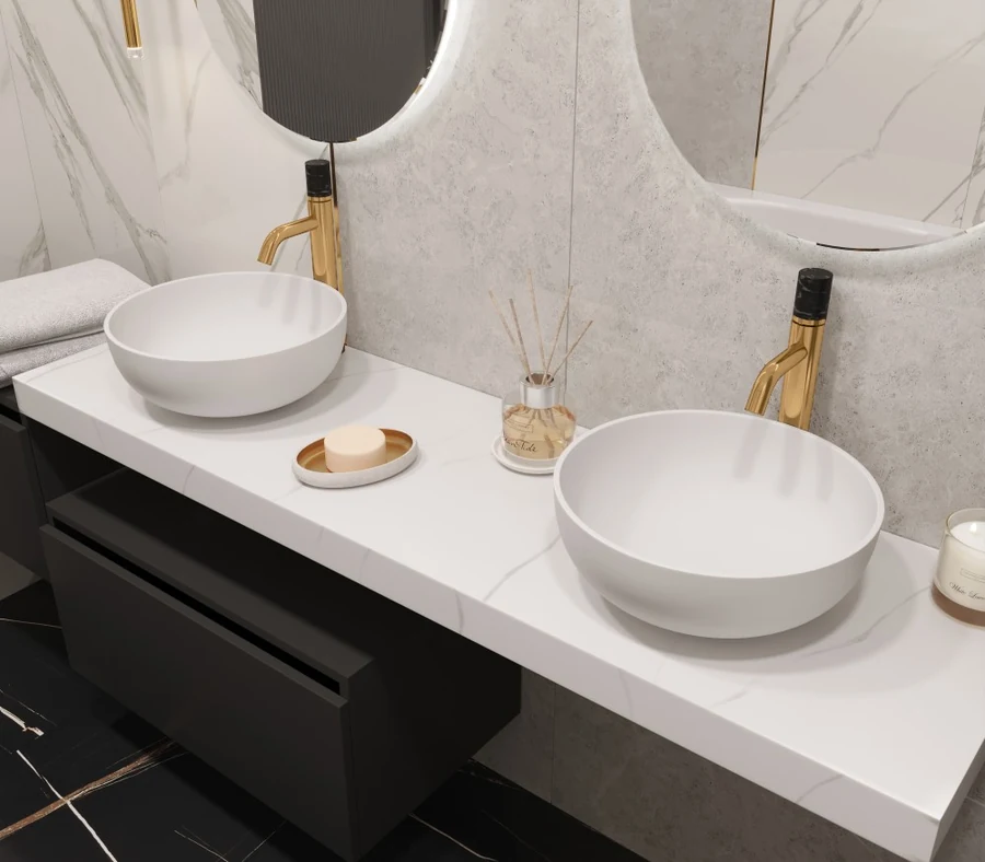 Столешница для ванной Armadi Art Flat 869-160-CLCT 161×46×7 см