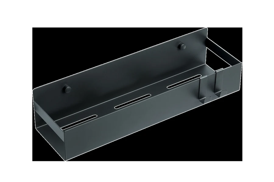 Полка для ванной Boheme Q 10965-B 8×35×10 см, цвет черный матовый