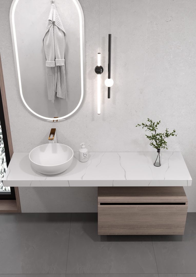 Тумба для ванной Armadi Art Flat 897-080-L 800×383×460 мм — Основное изображение