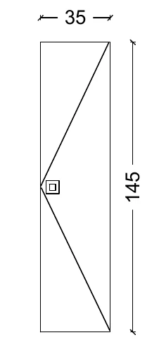 Пенал для ванной Armadi Art Lucido 772-BB 150×40×35 см, цвет бронза
