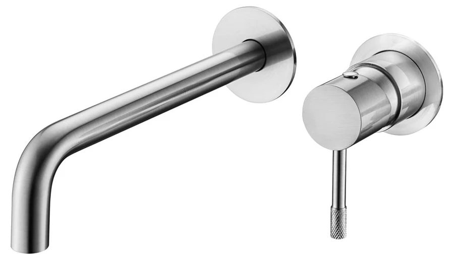 Смеситель для раковины встраиваемый Boheme Uno 465-INOX 201×100×80 мм