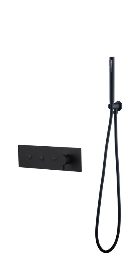 Душевая система Boheme Fusion 130-SYS-B 5×40×12 см, цвет черный матовый