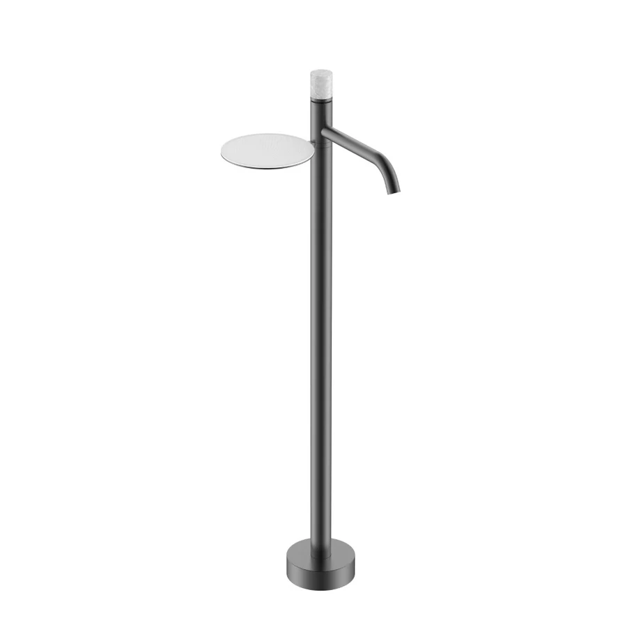 Смеситель для напольной раковины Boheme Stick 120-GM-MR-GR, цвет графитовый