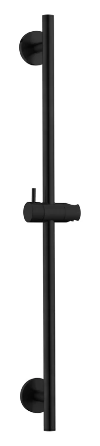 Душевая штанга Boheme Uno 420-B 70×95×710 мм, цвет черный матовый