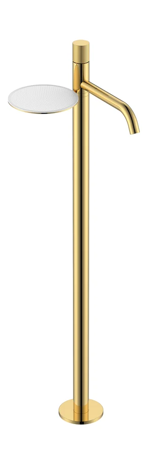 Смеситель для напольной раковины Boheme Stick 120-GG.4, цвет золото