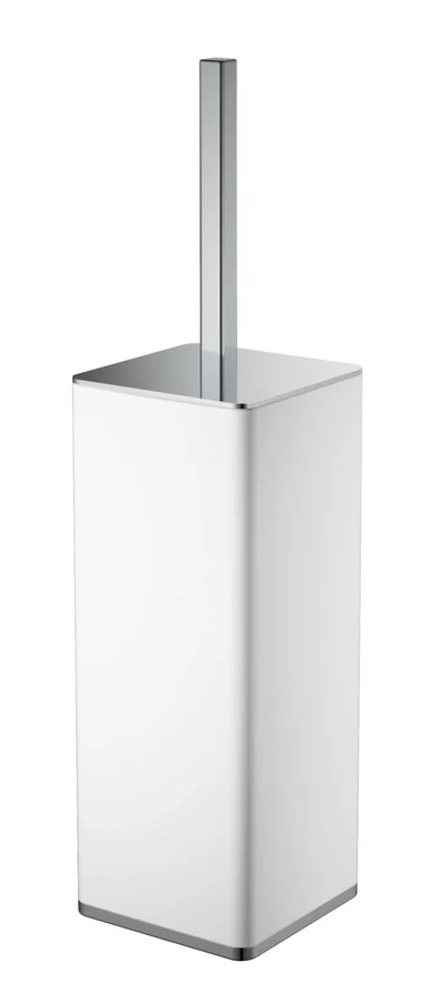 Ёршик для унитаза Boheme Qubic 10949-W-CR 8×48×8 см, цвет хром