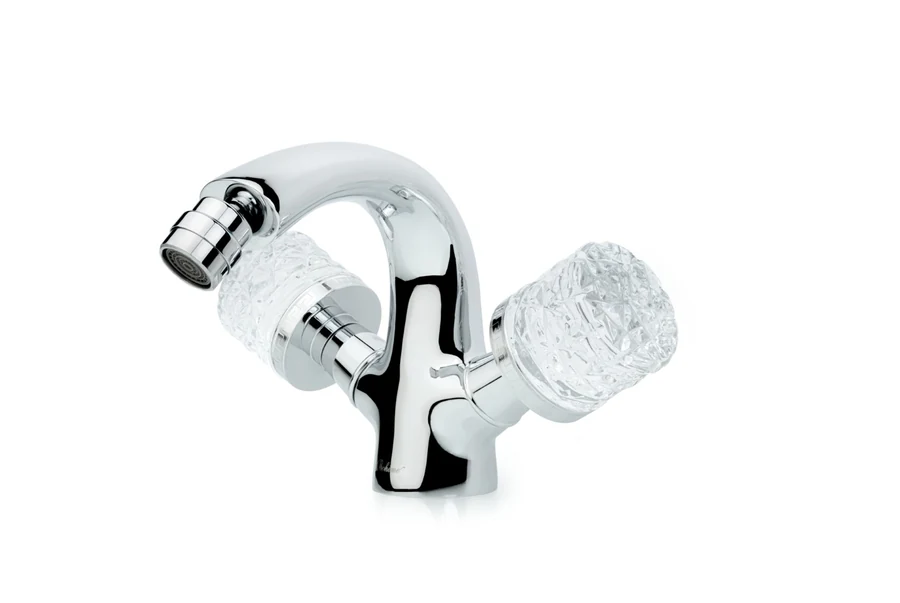 Смеситель для биде Boheme Crystal 276-CRST 157×172×128 мм, цвет хром