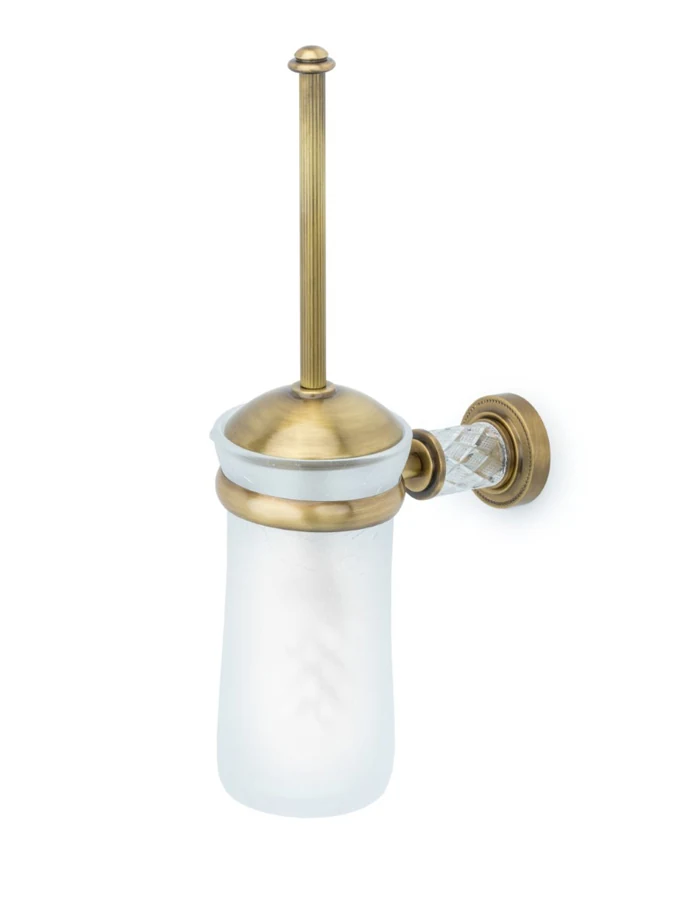 Ёршик для унитаза Boheme Murano Cristal 10913-CRST-BR 95×18×36 см, цвет бронза