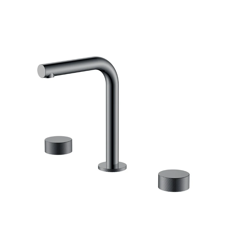 Смеситель для раковины Boheme Stick 152-SGM.4 202×345×178 мм, цвет графитовый глянцевый