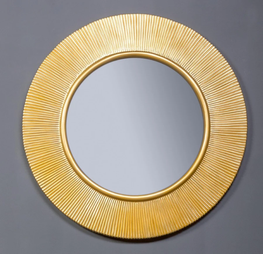 Зеркало Boheme NeoArt 528-G LIGHT 5×82×82 см, цвет золото