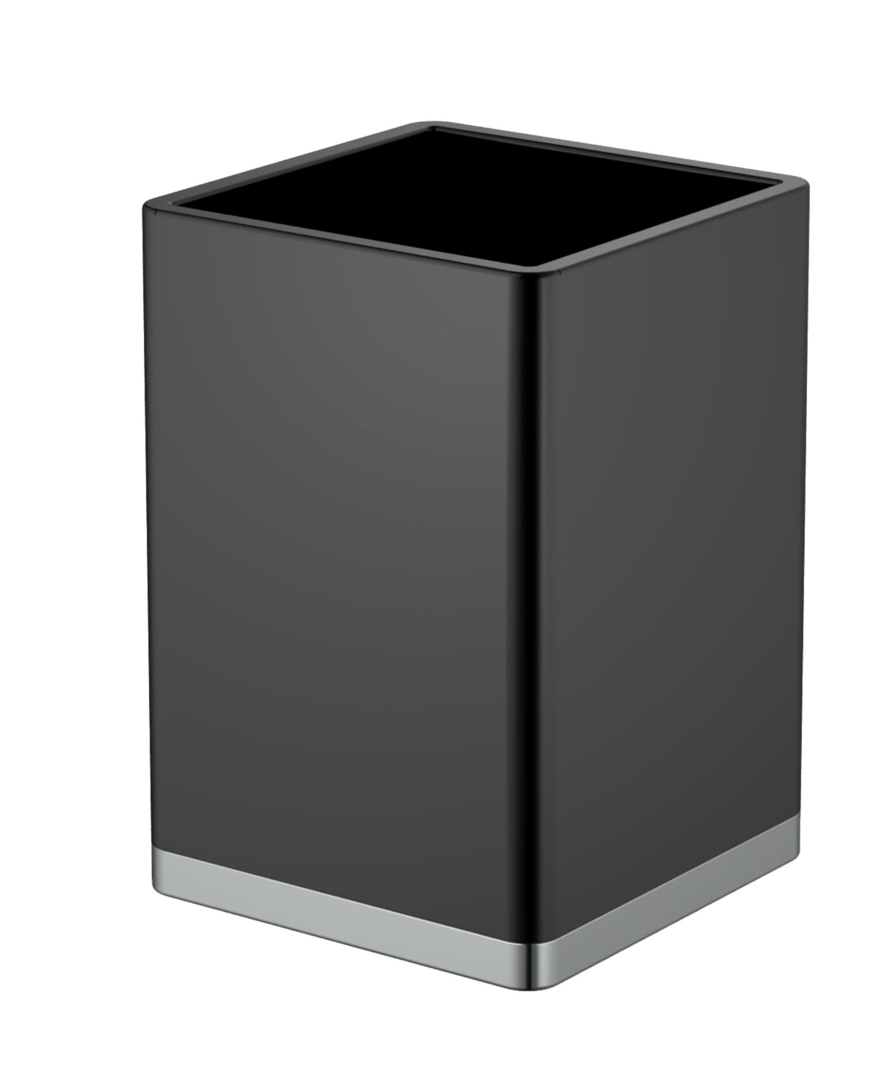Стакан для ванной Boheme Qubic 10961-B-CR 70×101×70 мм, цвет хром — Основное изображение