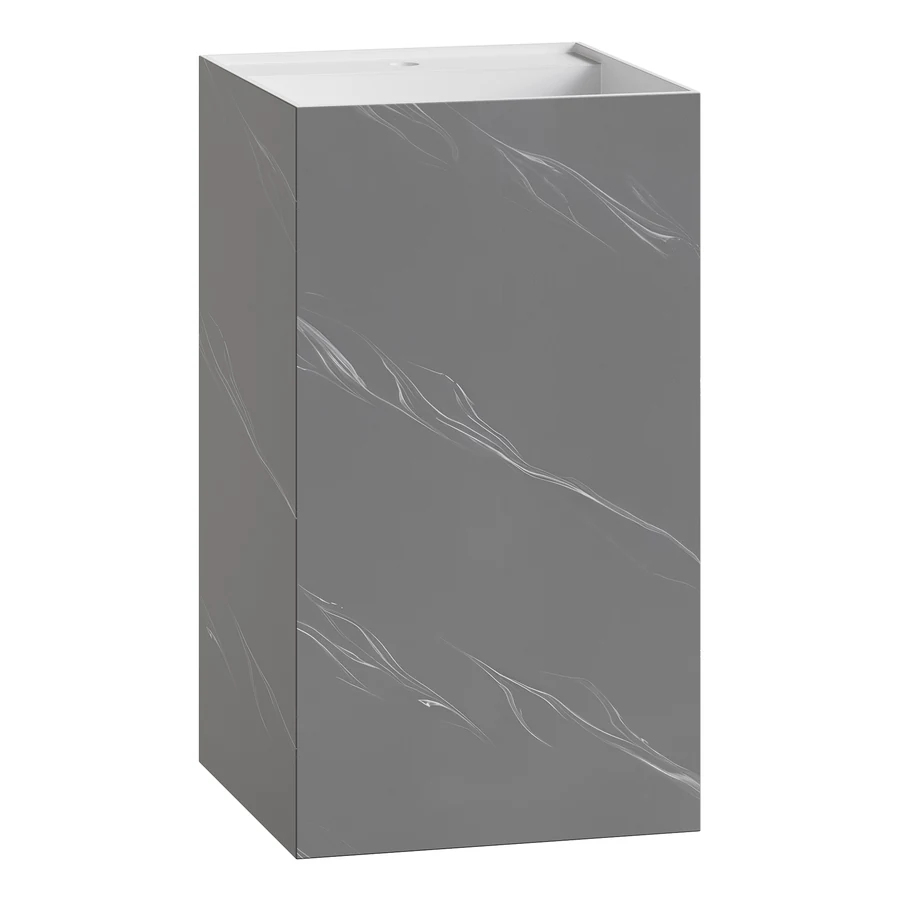 Раковина напольная Boheme Cube 802-GR 48×48×85 см