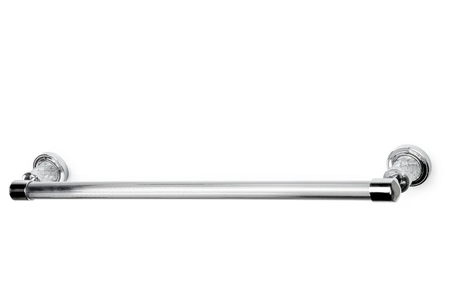 Держатель для полотенец Boheme Murano Cristal 10902-CRST-СH 600×950×55 мм, цвет хром