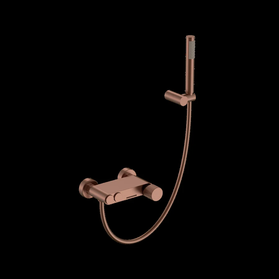 Смеситель для ванны Boheme Stick 123-BRB.3, цвет бронза брашированная