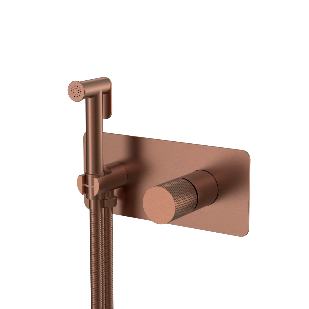 Гигиенический душ Boheme Stick 127-BRB.2 203×230×100 мм, цвет бронза брашированная — Основное изображение