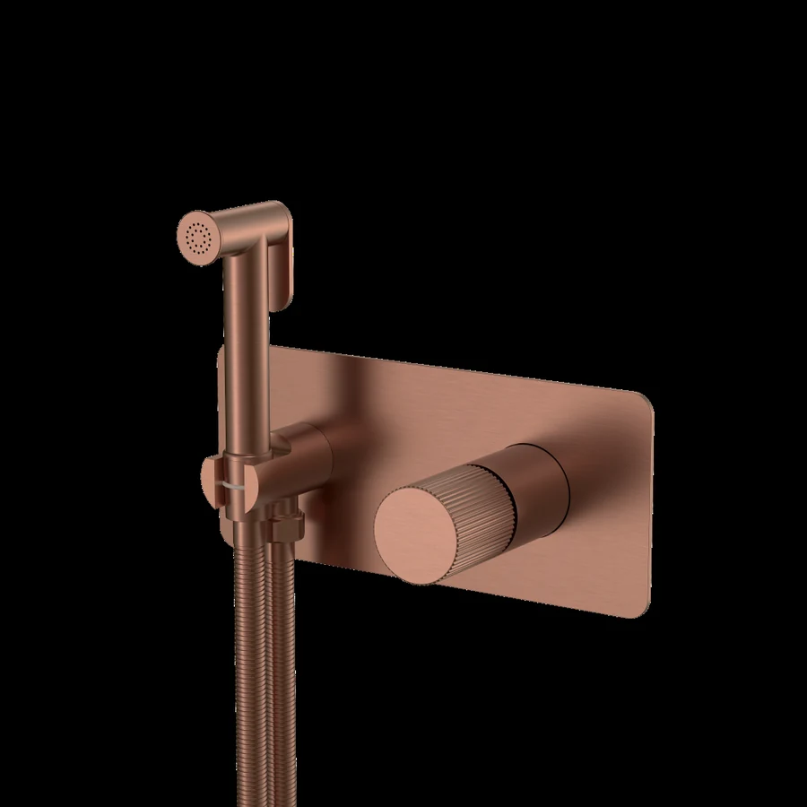 Гигиенический душ Boheme Stick 127-BRB.3 203×230×100 мм, цвет бронза брашированная