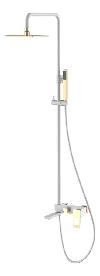 Душевая стойка Boheme Q 148-WG 172×225×920 мм, цвет белый глянцевый