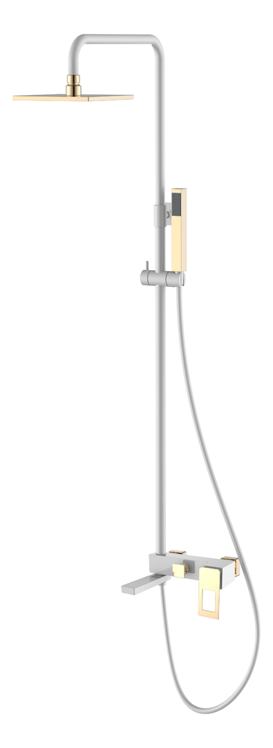 Душевая стойка Boheme Q 148-WG 172×225×920 мм, цвет белый глянцевый — Основное изображение