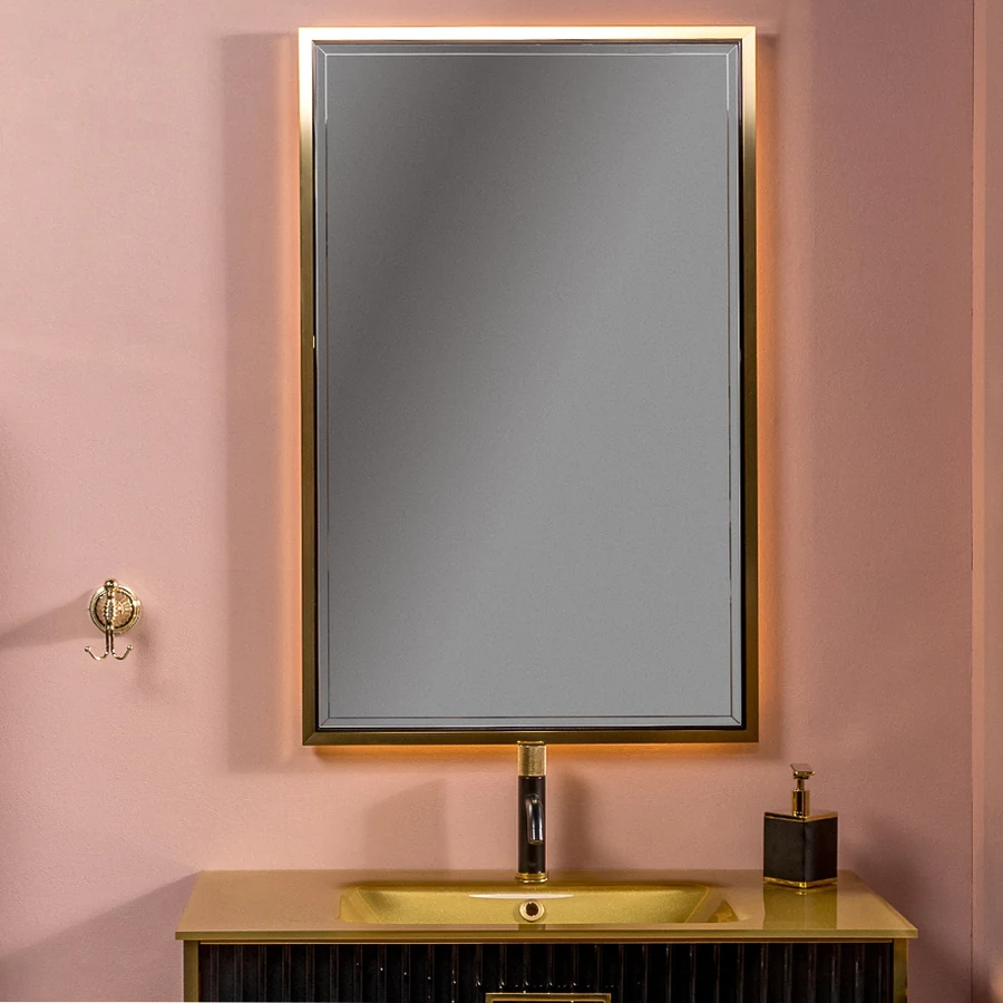Зеркало Armadi Art Monaco 566-BG 15×700×1100 мм, цвет золото