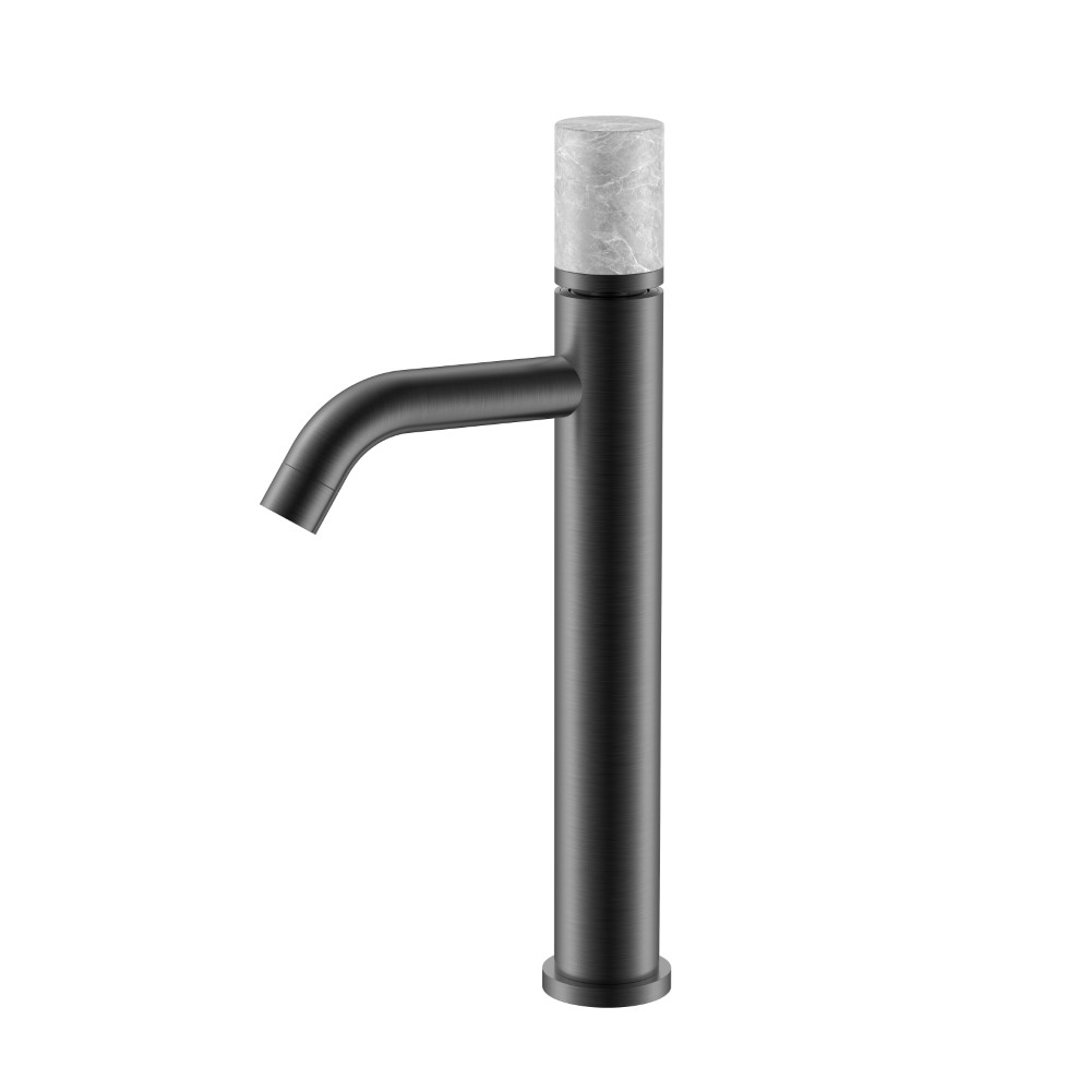 Смеситель для раковины-чаши Boheme Stick 122-GM-MR-GR 160×45×331 мм, цвет графитовый — Основное изображение