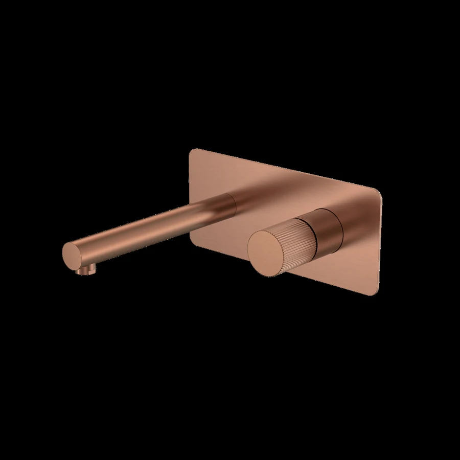 Смеситель встраиваемый Boheme Stick 125-CB.3 202×230×100 мм, цвет медь брашированная