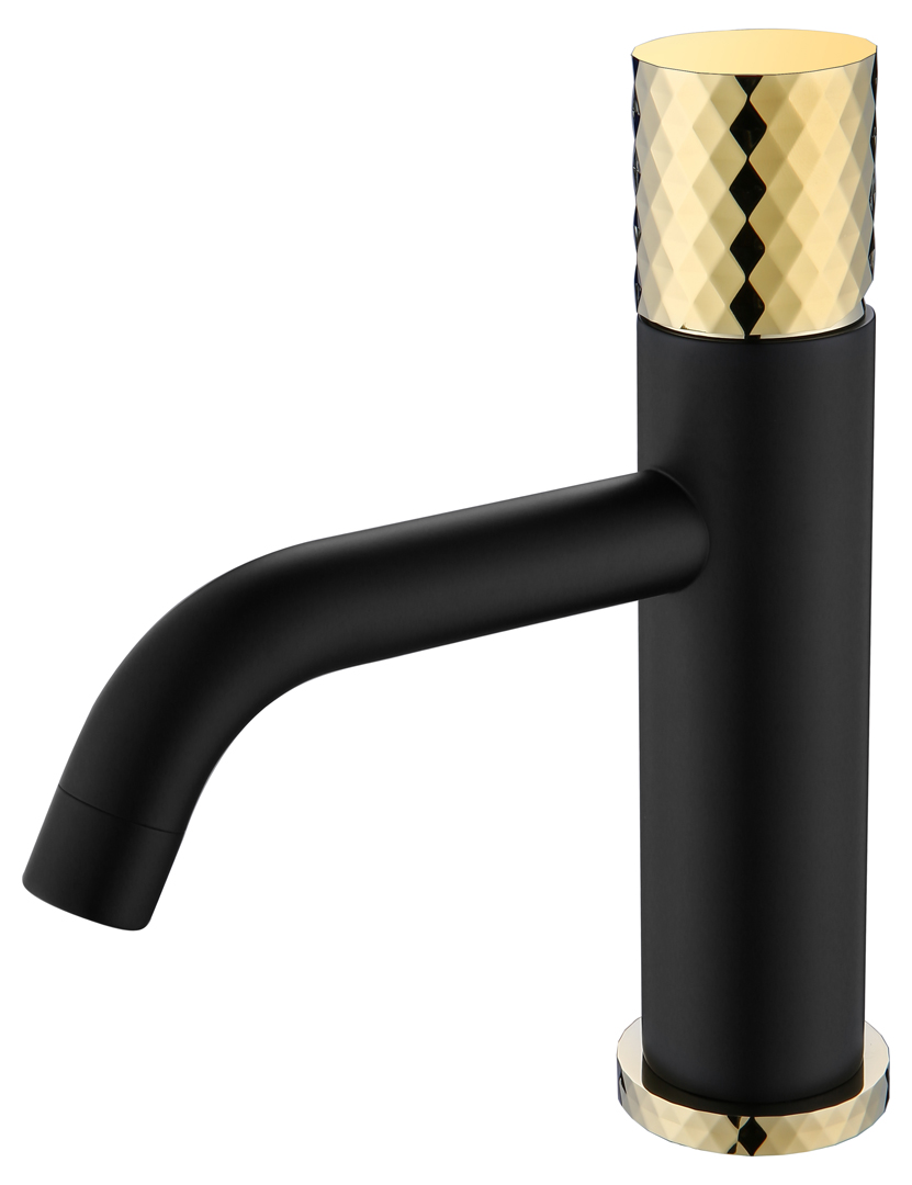 Смеситель для раковины Boheme Stick 121-BG 160×45×201 мм, цвет черный матовый — Основное изображение