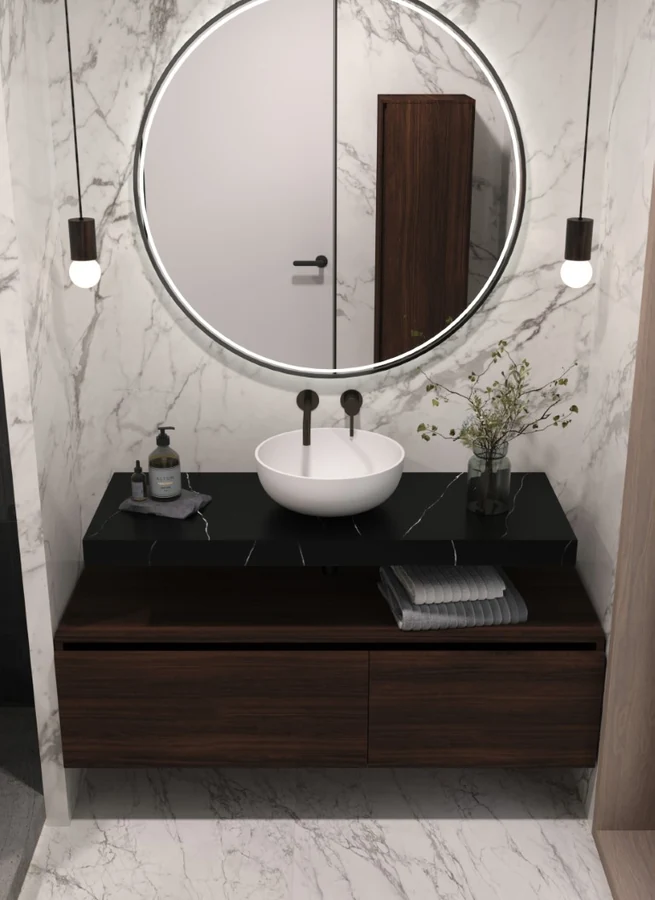 Столешница для ванной Armadi Art Flat 869-100-NM 101×46×7 см