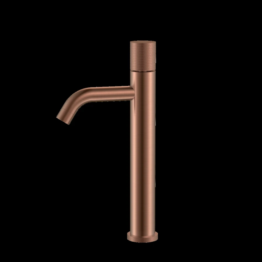 Смеситель для раковины-чаши Boheme Stick 122-CB.2 160×45×331 мм, цвет медь брашированная