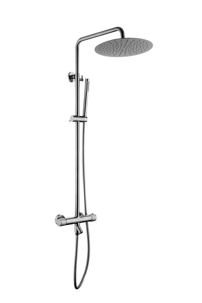 Душевая стойка Boheme Uno 468-T-INOX 573×270×1400 мм — Основное изображение