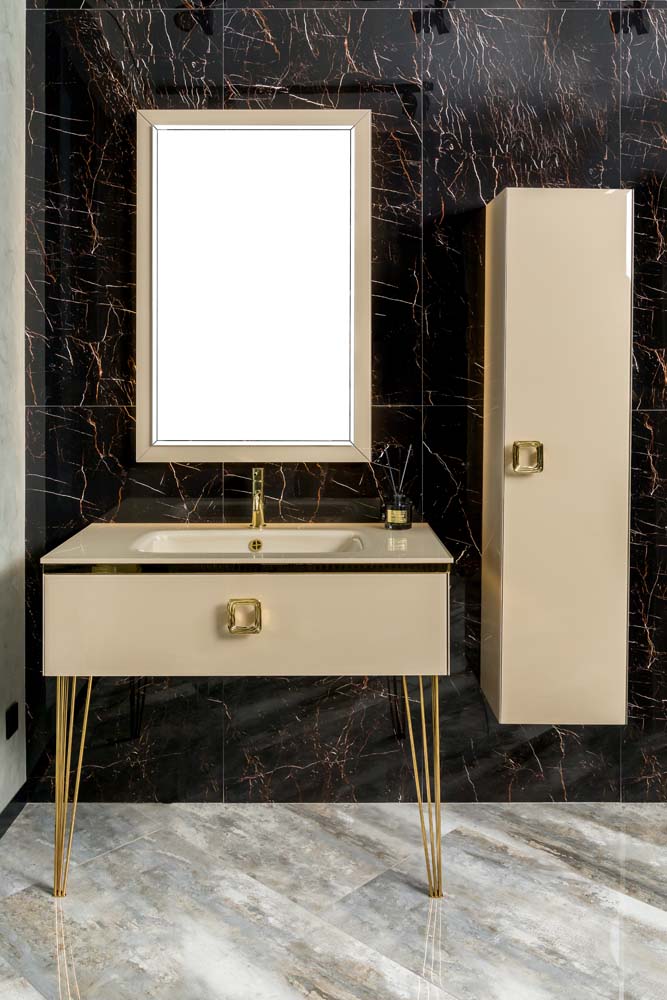 Консоль для раковины Armadi Art Lucido 770-100-CP 104×55×30 см — Основное изображение