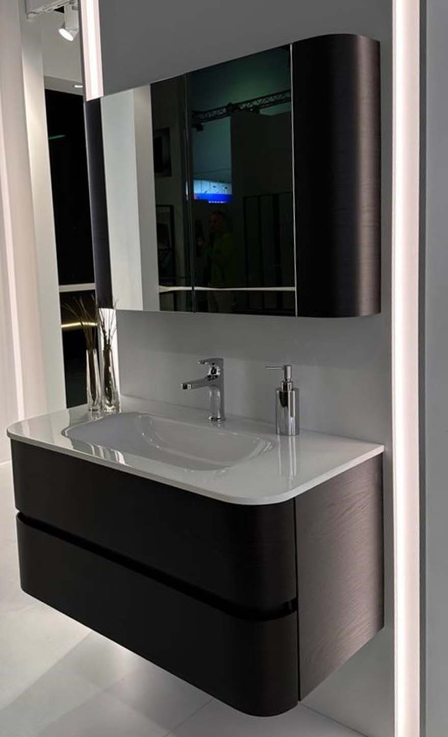 Тумба с раковиной Armadi Art Ovale 780-100-WN 102×52×50 см — Основное изображение