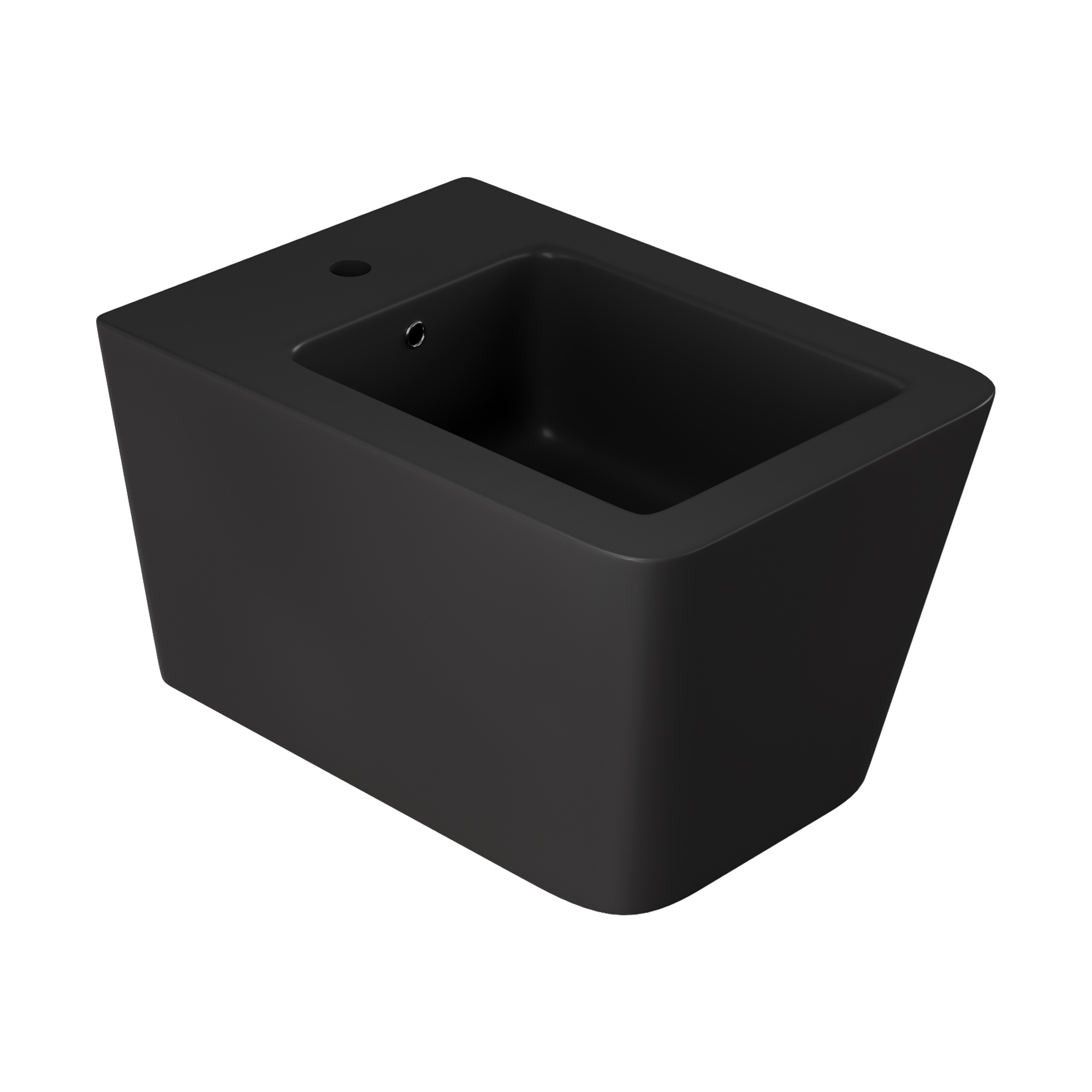 Биде подвесное Boheme Zen 967-BIDET-B 518×370×360 мм, цвет черный матовый — Основное изображение