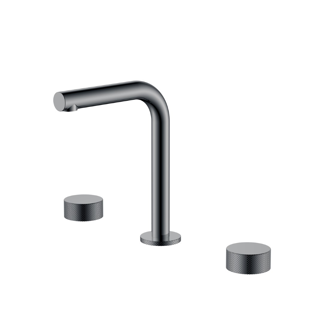 Смеситель для раковины Boheme Stick 152-SGM.2 202×345×178 мм, цвет графитовый глянцевый — Основное изображение