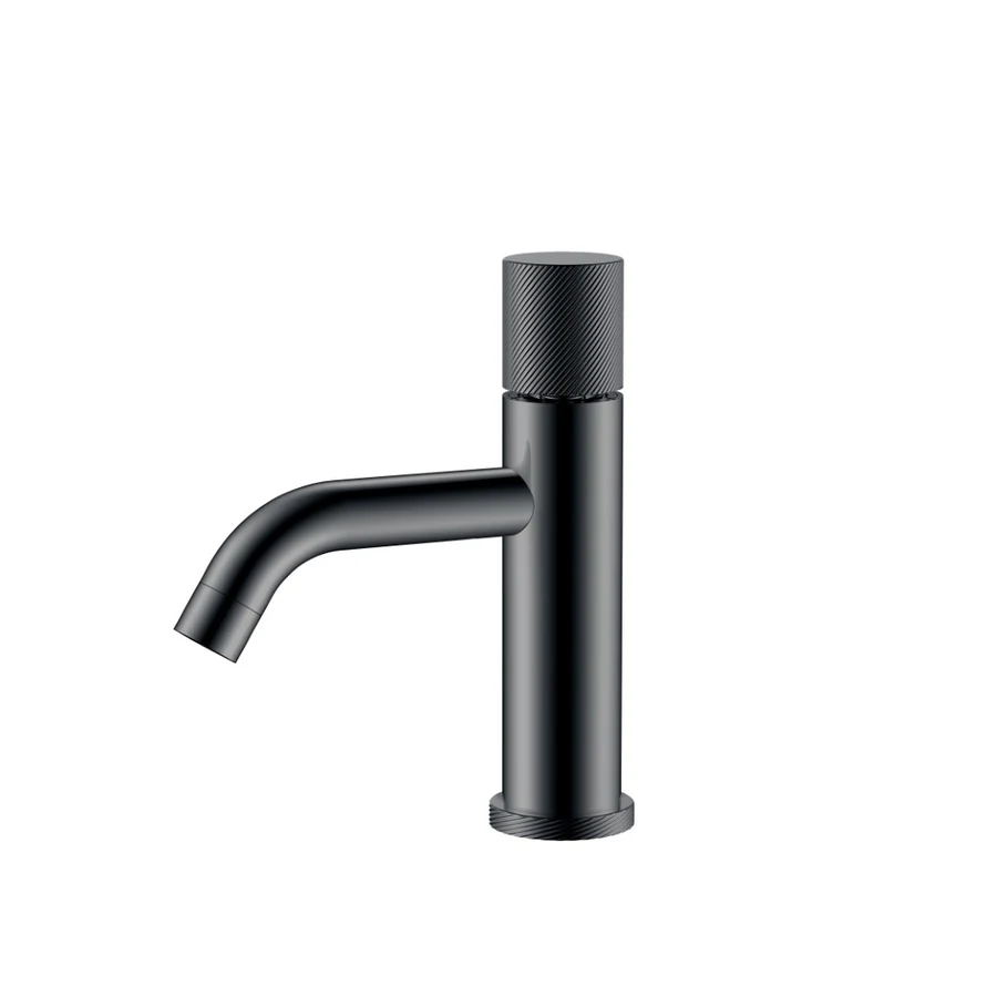 Смеситель для раковины Boheme Stick 121-SGM.4 160×45×201 мм, цвет графитовый глянцевый