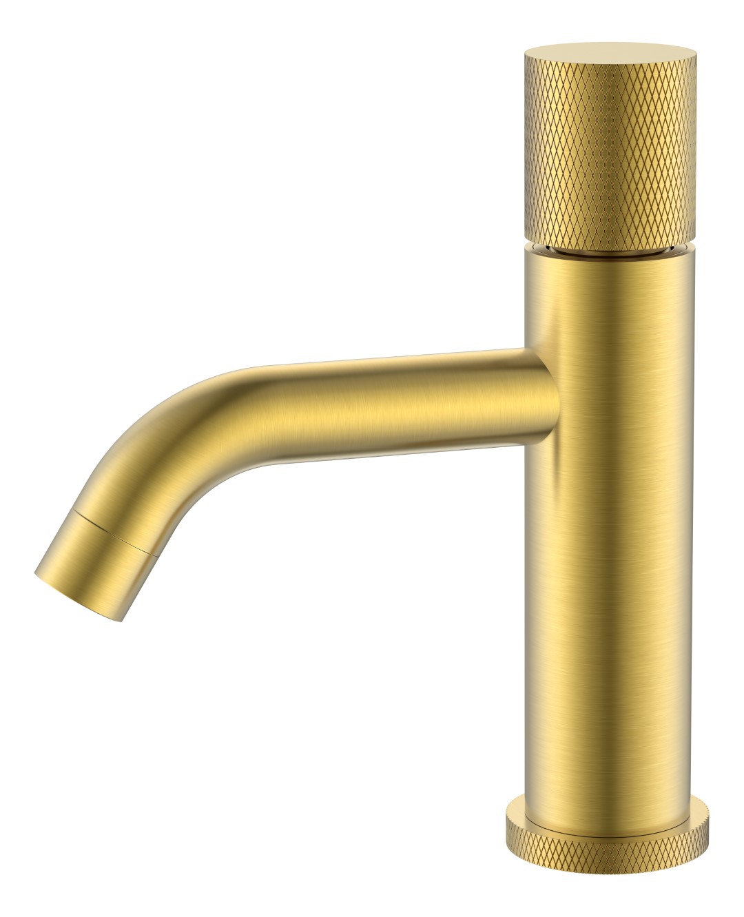 Смеситель для раковины низкий Boheme Stick 121-MG.2 160×45×201 мм, цвет золото матовое — Основное изображение